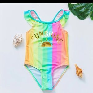 Cute little girls one piece bathing suits!